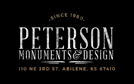 彼得森纪念碑 & 设计的标志