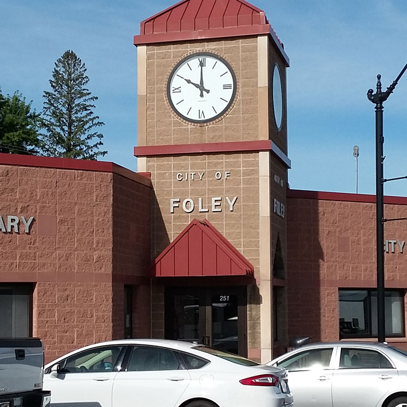 city buildings in Foley, MN