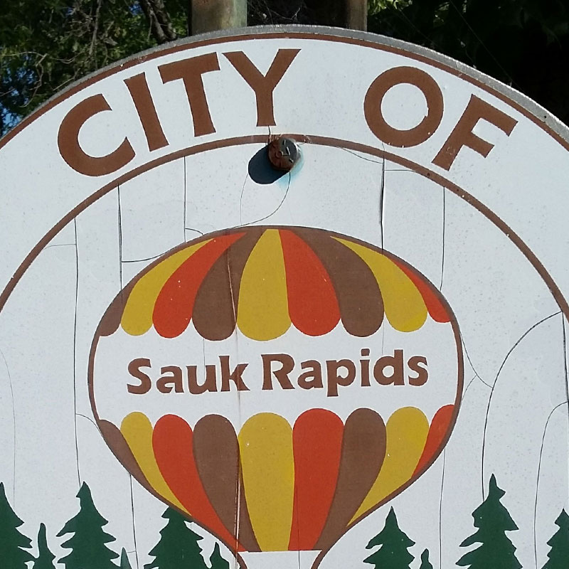 City of Sauk Rapids, MN sign