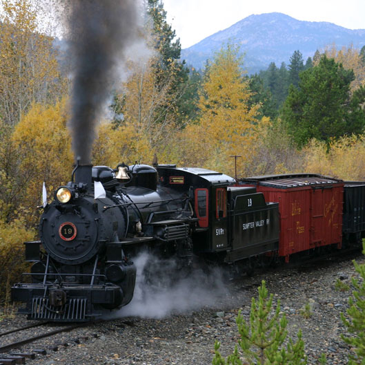 Train in Eastern Oregon