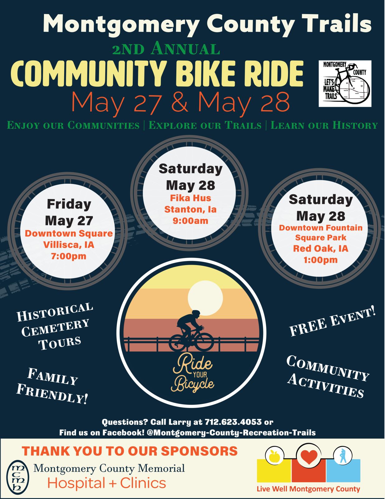 Event Promo Photo For Montgomery County Trails 2nd Annual Community Bike Ride