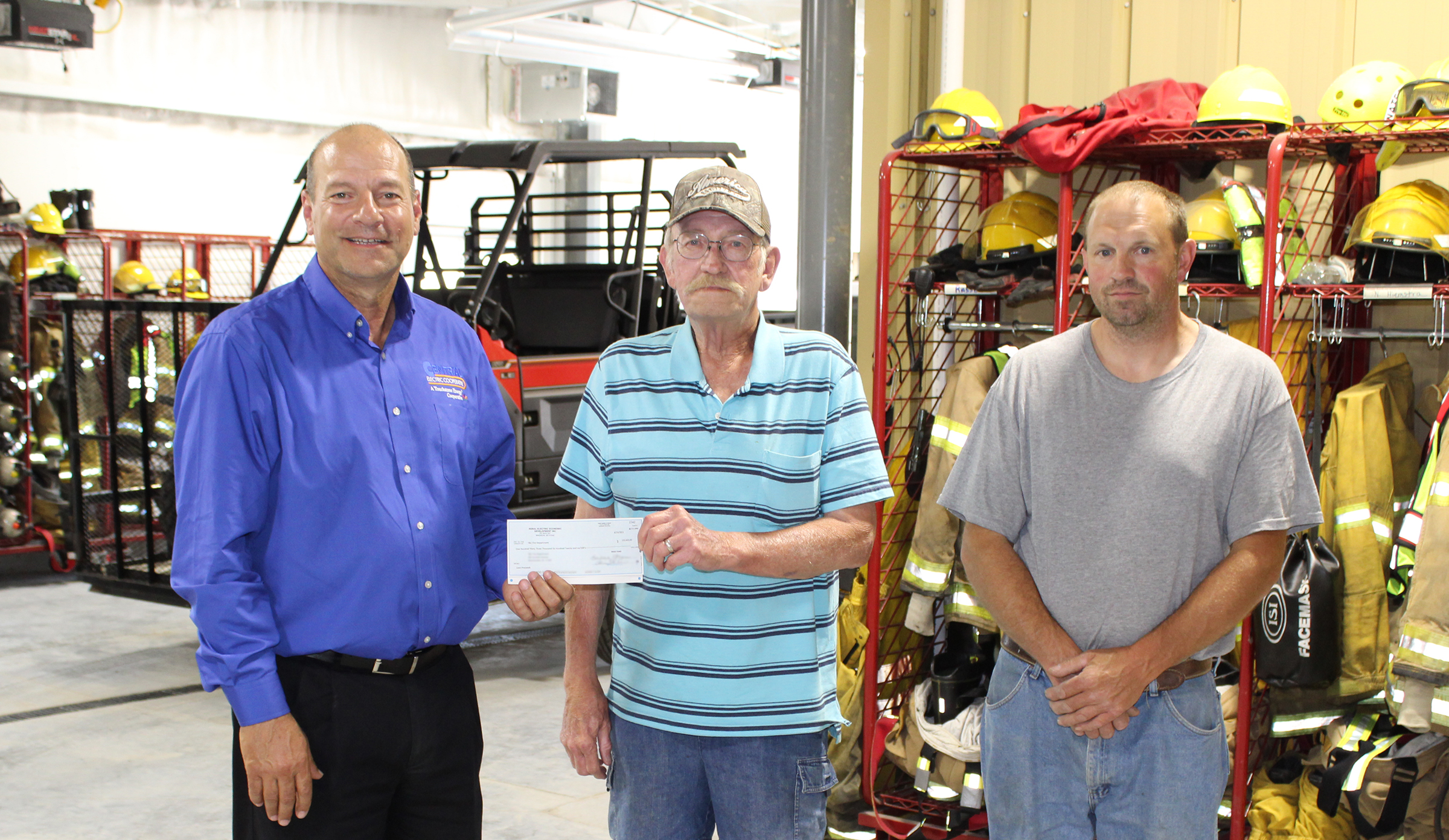 T&C Fire Department receives loan from Central Electric’s REED Fund Photo