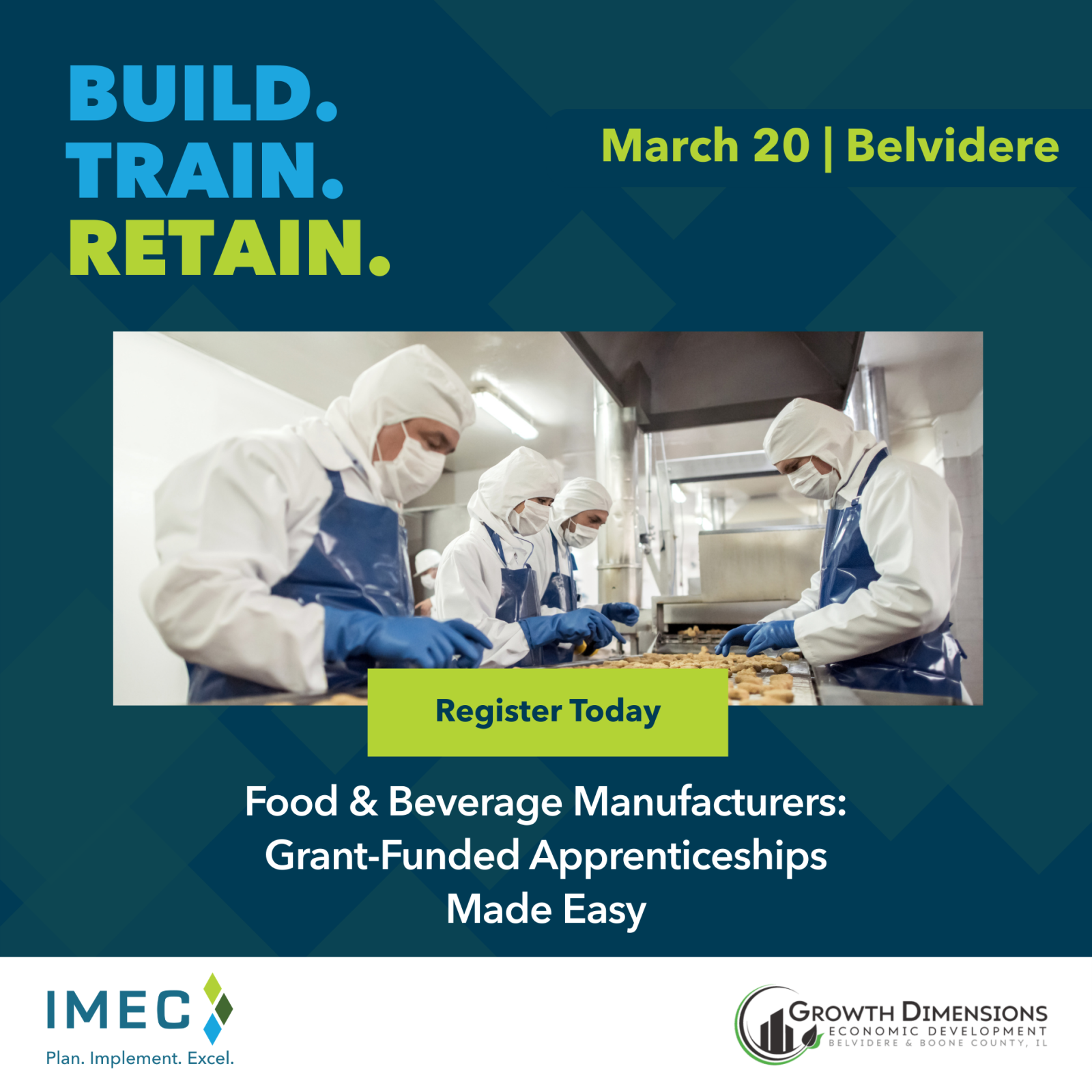 Event Promo Photo For Food & Beverage Manufacturers: Grant Funded Apprenticeships Made Easy