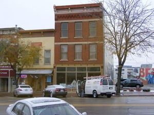 Historical Retail Building in Downtown Belvidere Photo