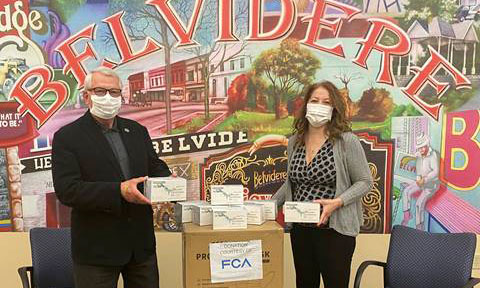 FIAT CHRYSLER AUTOMOBILES (FCA) DONATES 7,000 MASKS TO BOONE COUNTY, IL Main Photo