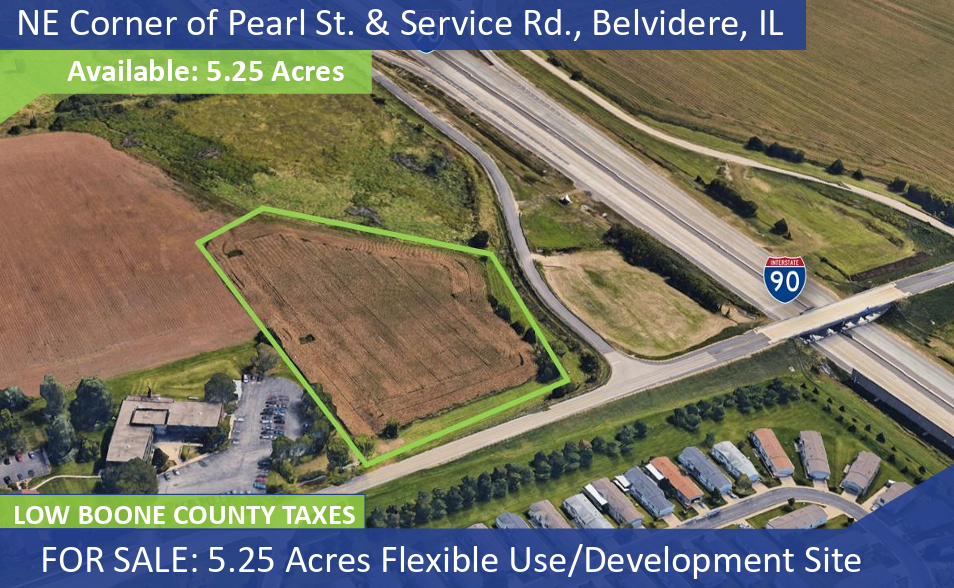 NE Corner of Pearl St & Service Rd, Belvidere, IL 61008, US
