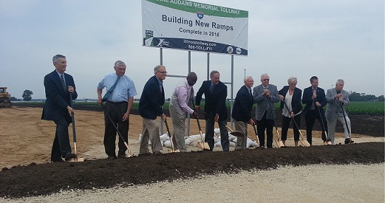 I-90 Ground Breaking For West Bound Ramps Photo