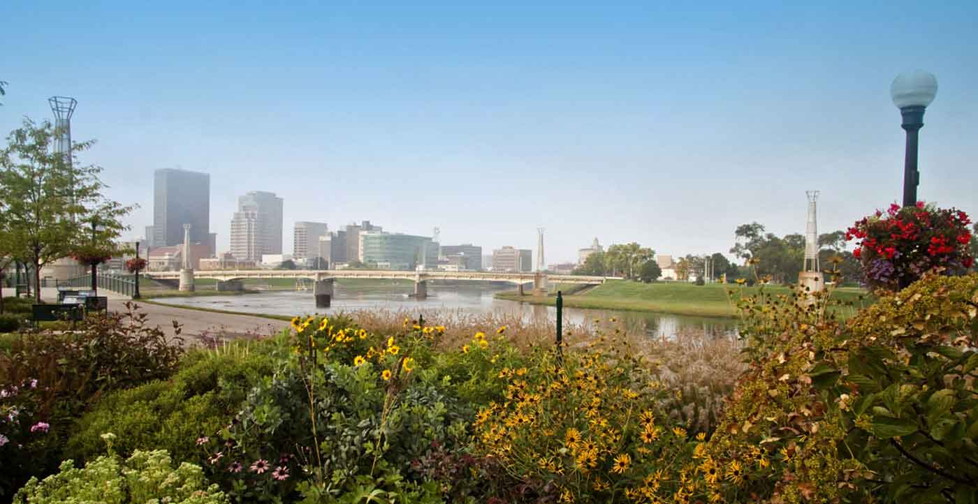 Montgomery, OH city skyline