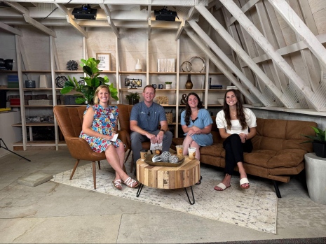 Click the Iowa Lakes Corridor Awards First Homegrown Talent Grants to Taylor Krager and Callan Townsend Slide Photo to Open