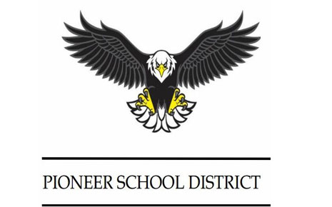 Pioneer School District's Logo