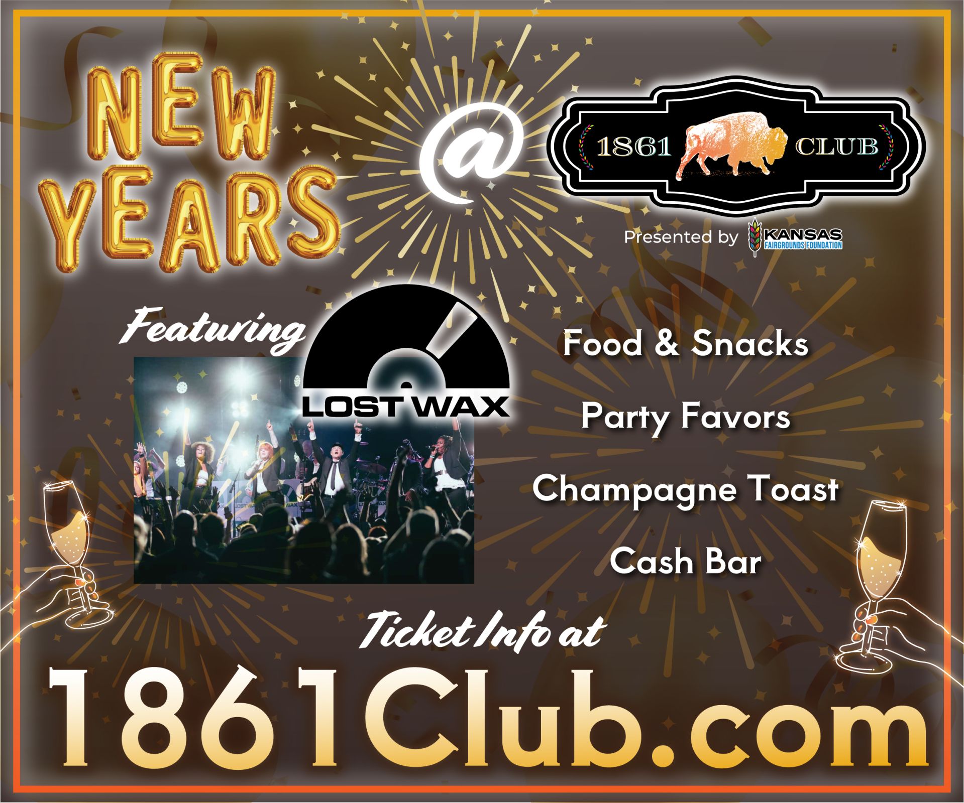 1861 Club NYE Event