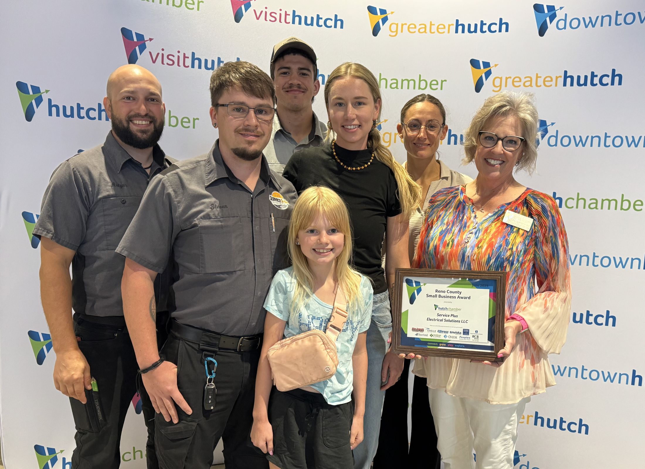 Service Plus Electrical Solutions Receives Small Business Award Photo - Click Here to See