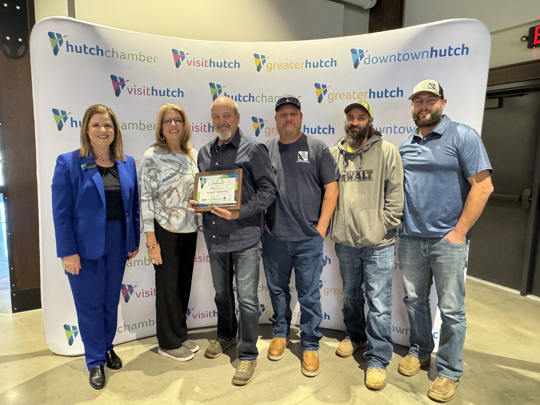 Acoustic Contracting, Inc Receives Small Business Award Photo - Click Here to See