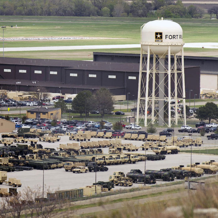 Aerial View of Fort Riley