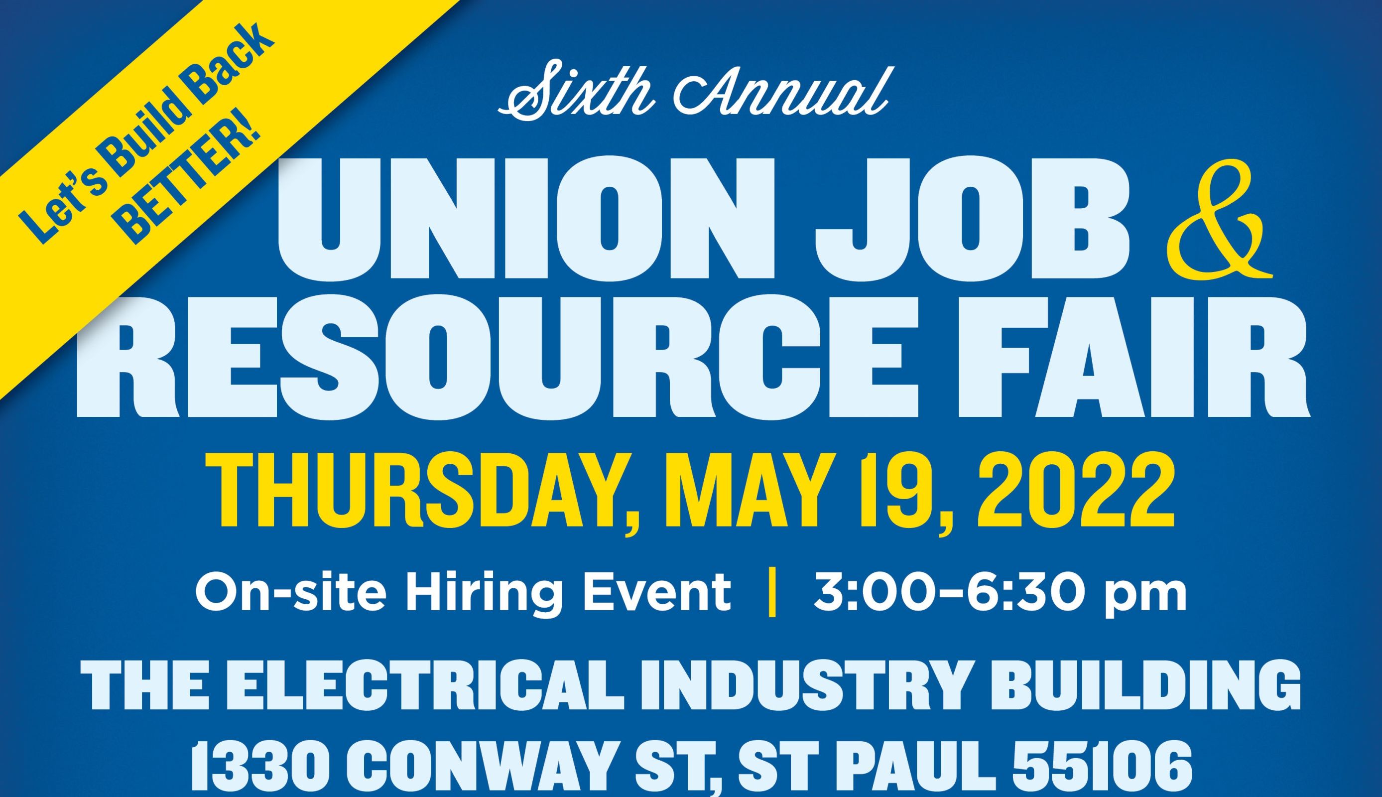Union Job & Resource Fair Photo - Click Here to See