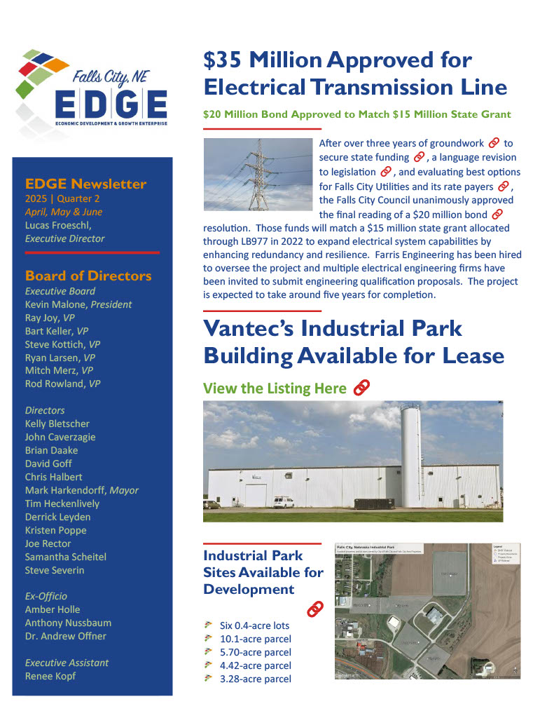 Thumbnail Image For EDGE Newsletter 2025 Second Quarter - Click Here To See
