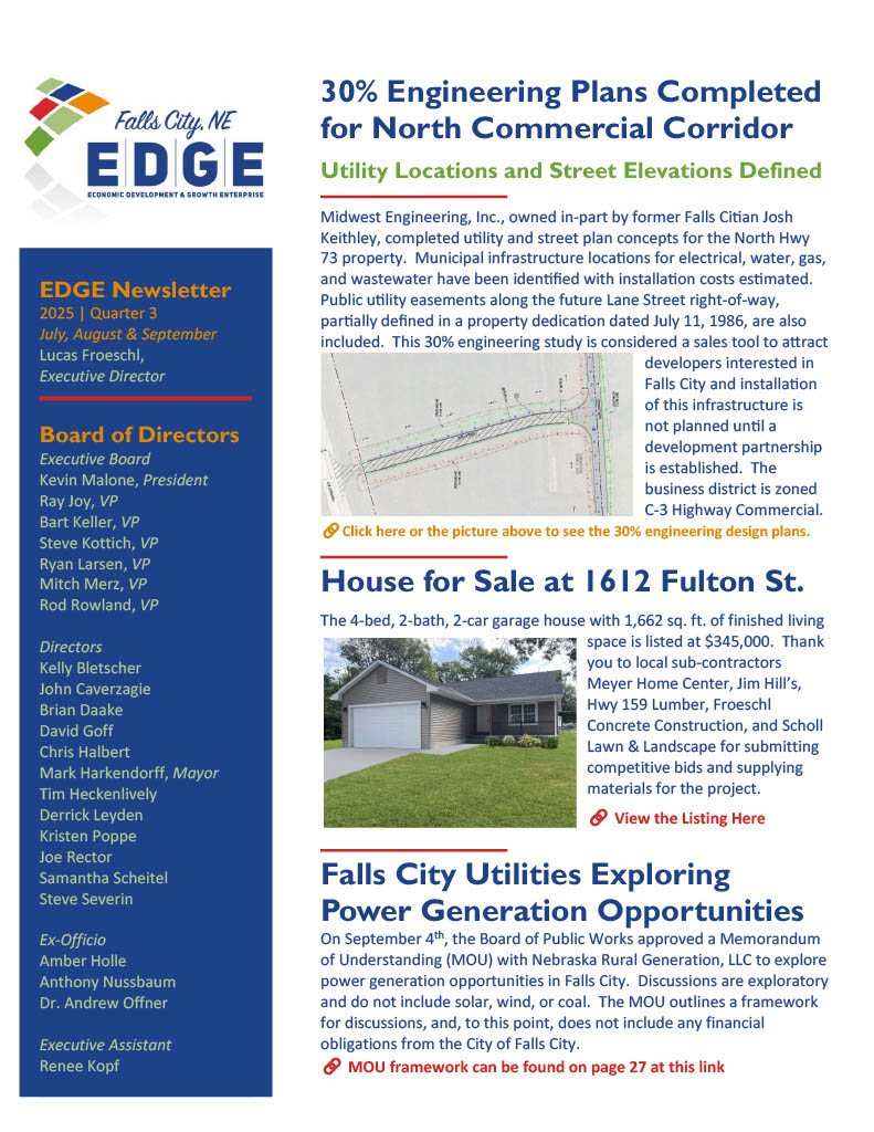 Thumbnail Image For EDGE Newsletter 2025 Third Quarter - Click Here To See