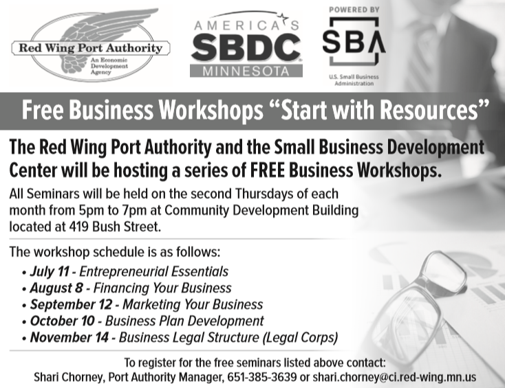 Free Business Workshops “Start with Resources” Main Photo