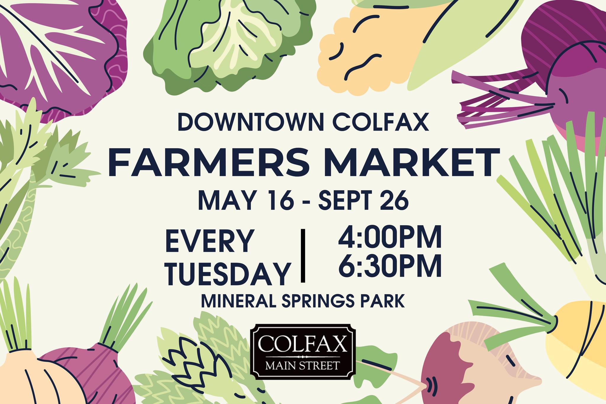 Event Promo Photo For Downtown Colfax Farmers Market