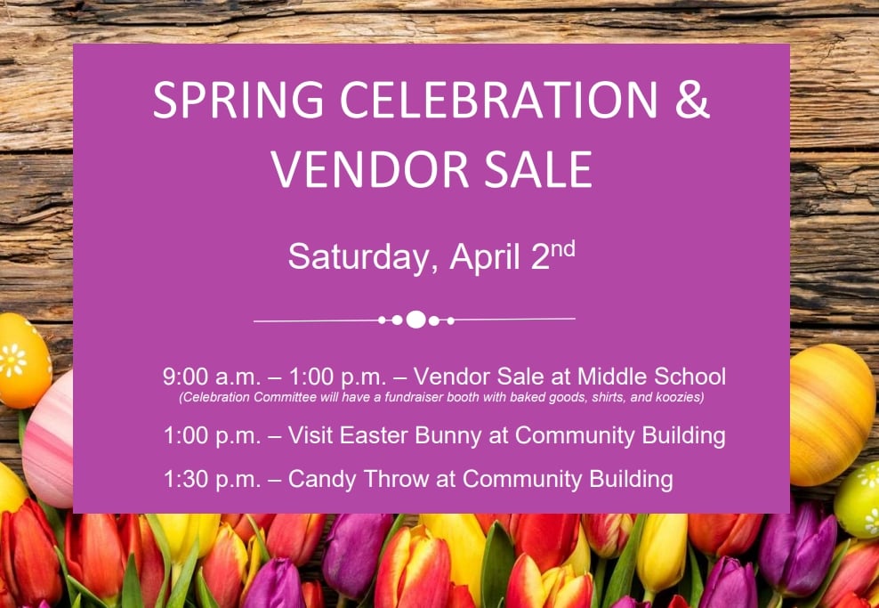 Event Promo Photo For Spring Celebration and Vendor Sale