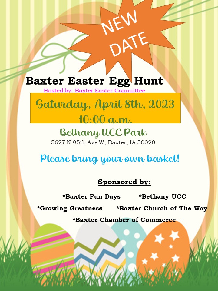 Event Promo Photo For Baxter Easter Egg Hunt