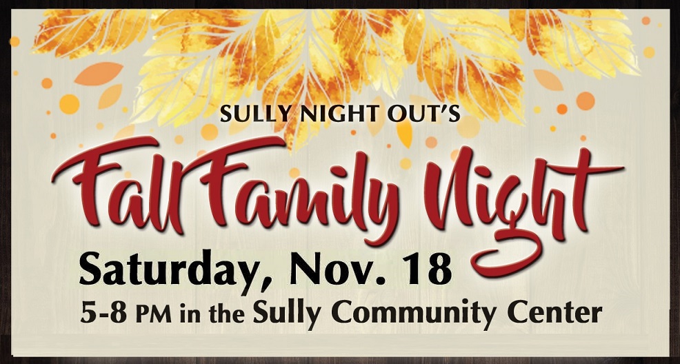 Event Promo Photo For Sully Night Out's Fall Family Night