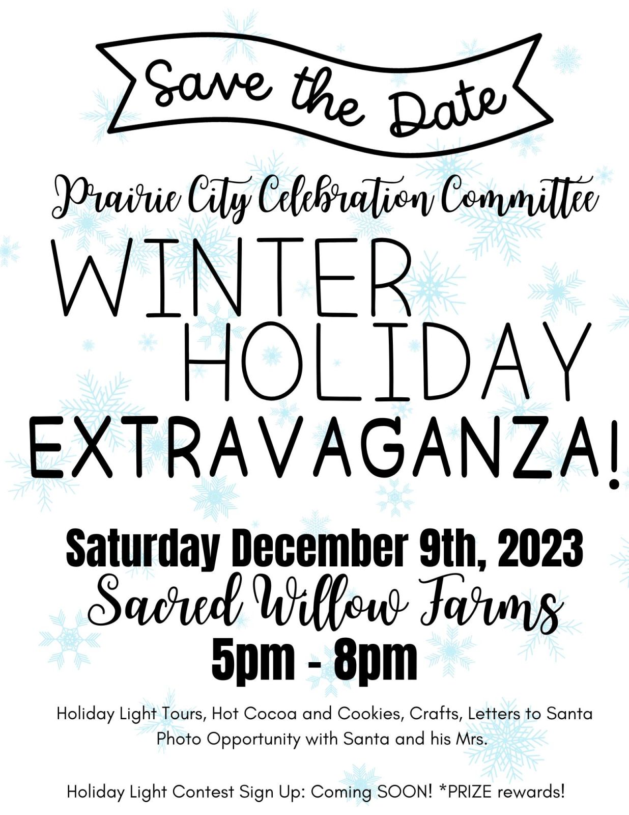 Event Promo Photo For Winter Holiday Extravaganza