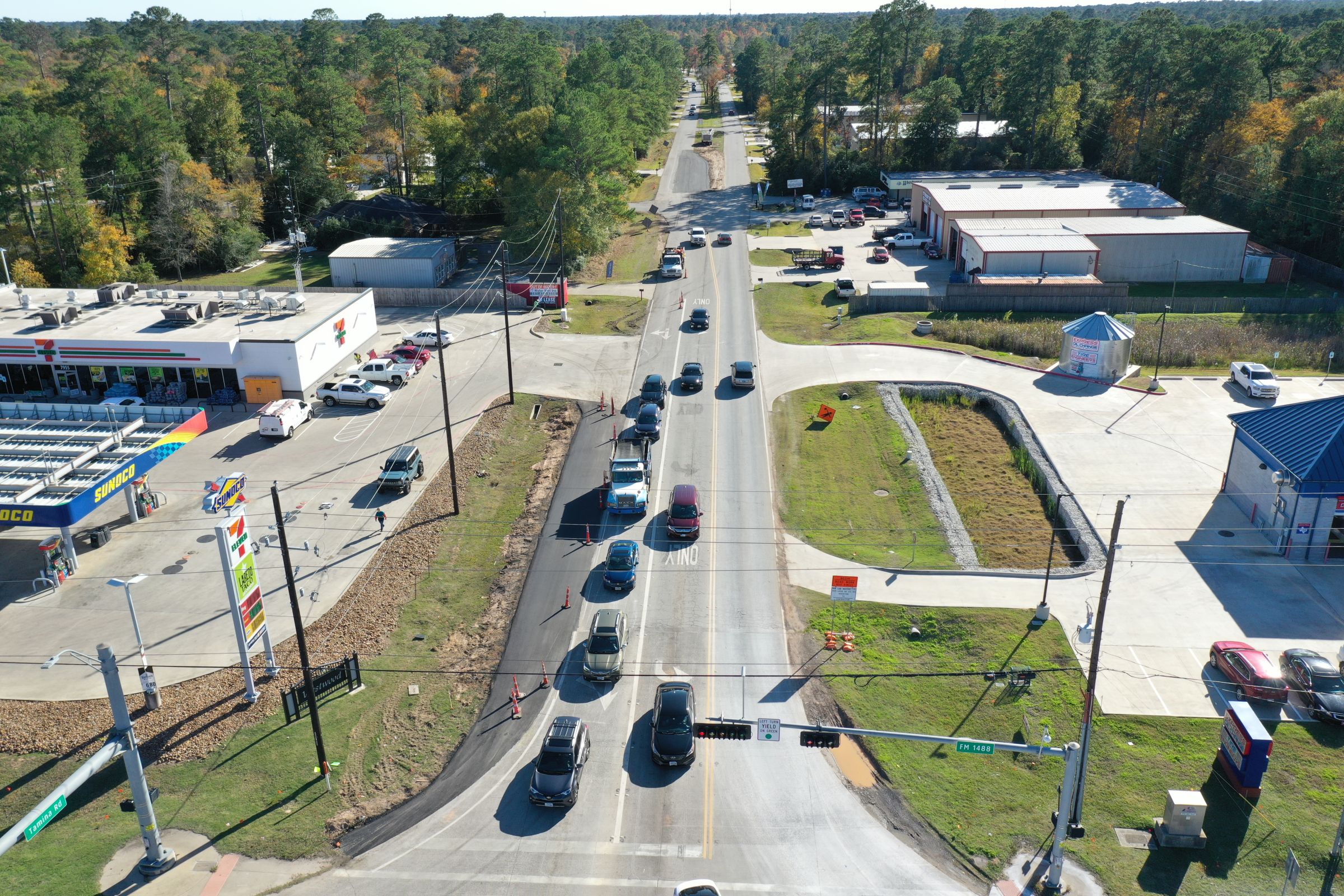 Driving Economic Growth: FM Roadways in the Westwood Magnolia Parkway Improvement District Photo