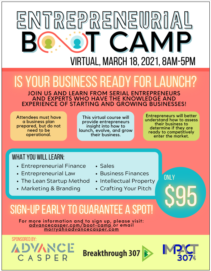 ENTREPRENEURIAL BOOT CAMP RETURNS, BRINGING NEW INSIGHT TO THE BUSINESS LANDSCAPE FOR START-UPS AND GROWING BUSINESSES Photo