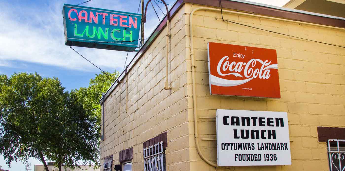 Canteen lunch landmark, Ottumwa, IA