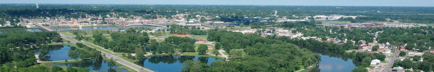 Aerial view of Greater Ottumwa, IA