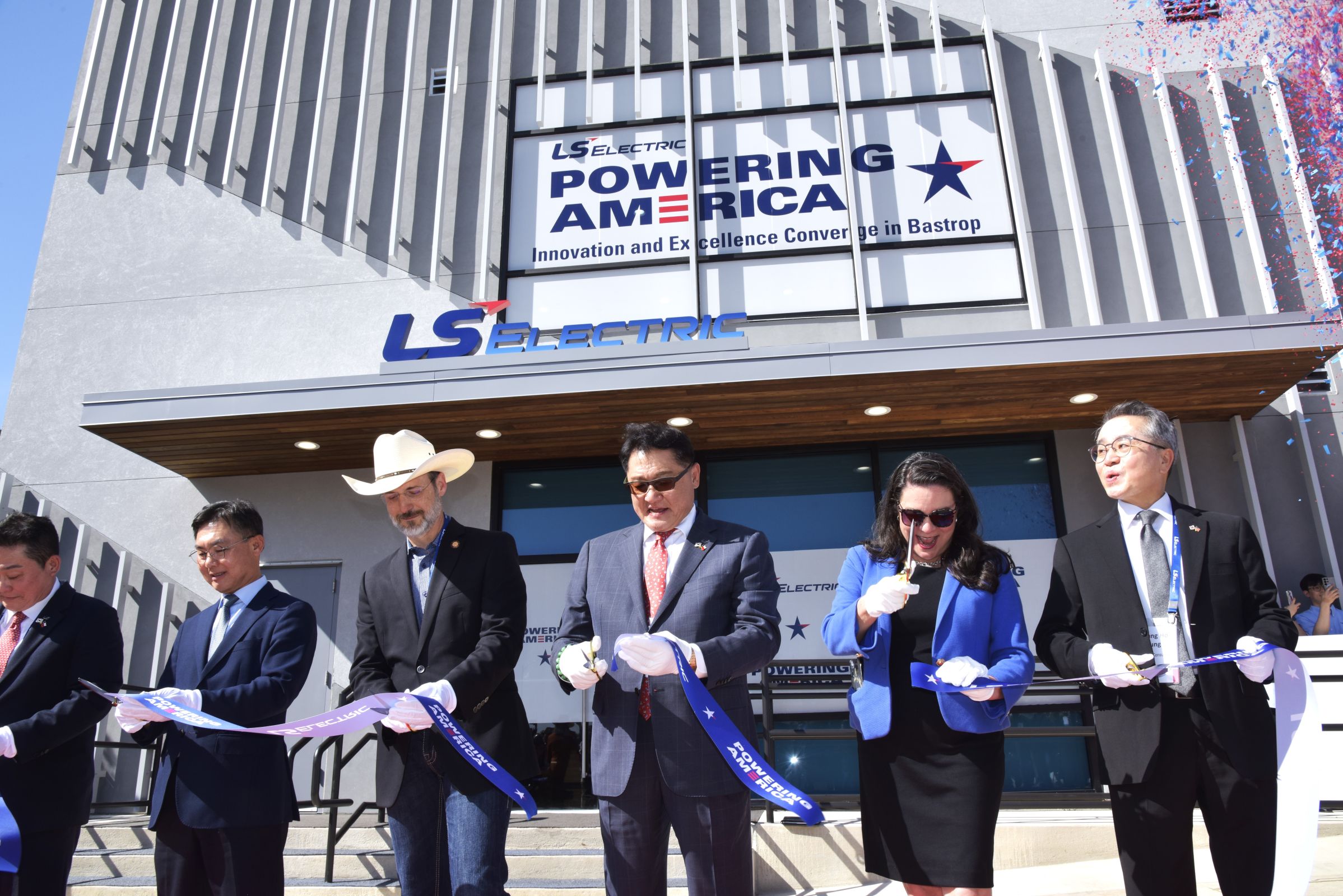 LS Electric (Bastrop Campus) held their grand opening and ribbon cutting at the Bastrop Business and Industrial Park on Monday, April 14, 2025, with LS Electric Chairman Ja-Kyum Koo leading the event. Guests enjoyed a facility tour, speeches, delicious food catered by Crave of Austin, live music and Korean traditional dancing.&nbsp;Photos by Terry Hagerty Photography