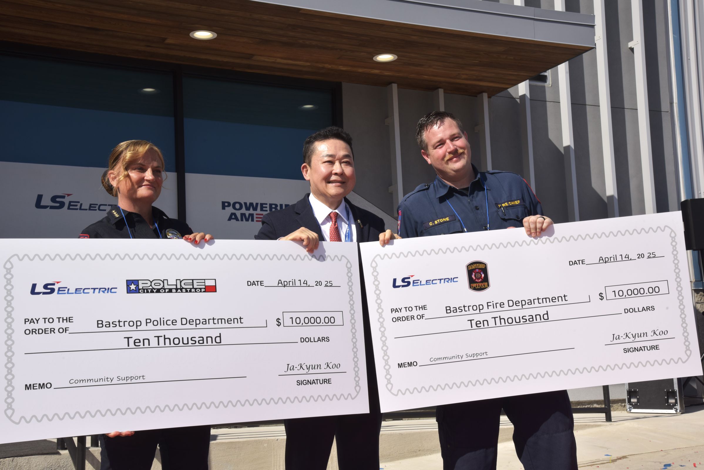 LS Electric (Bastrop Campus) held their grand opening and ribbon cutting at the Bastrop Business and Industrial Park on Monday, April 14, 2025, with LS Electric Chairman Ja-Kyum Koo leading the event. Guests enjoyed a facility tour, speeches, delicious food catered by Crave of Austin, live music and Korean traditional dancing.&nbsp;Photos by Terry Hagerty Photography