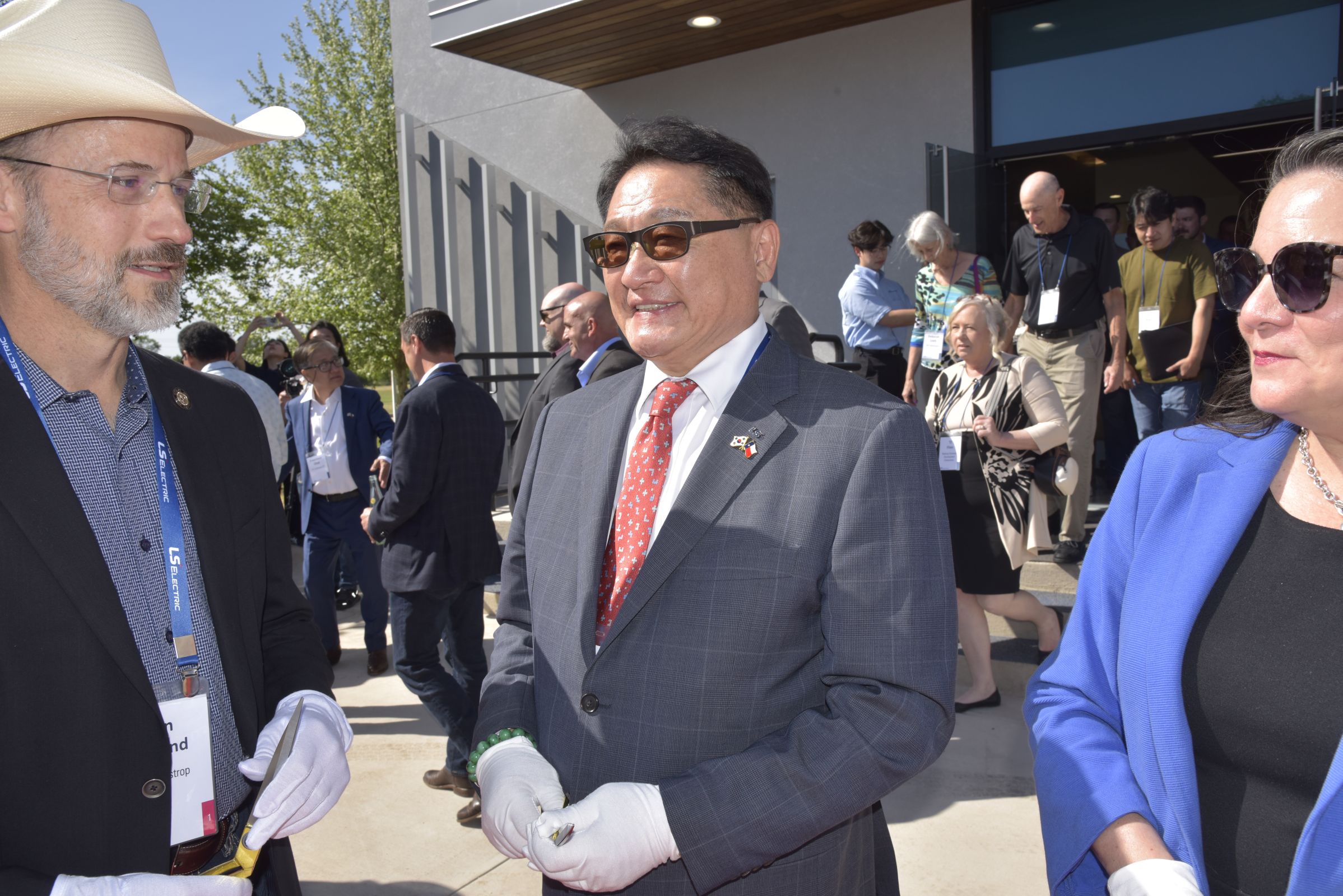LS Electric (Bastrop Campus) held their grand opening and ribbon cutting at the Bastrop Business and Industrial Park on Monday, April 14, 2025, with LS Electric Chairman Ja-Kyum Koo leading the event. Guests enjoyed a facility tour, speeches, delicious food catered by Crave of Austin, live music and Korean traditional dancing.&nbsp;Photos by Terry Hagerty Photography