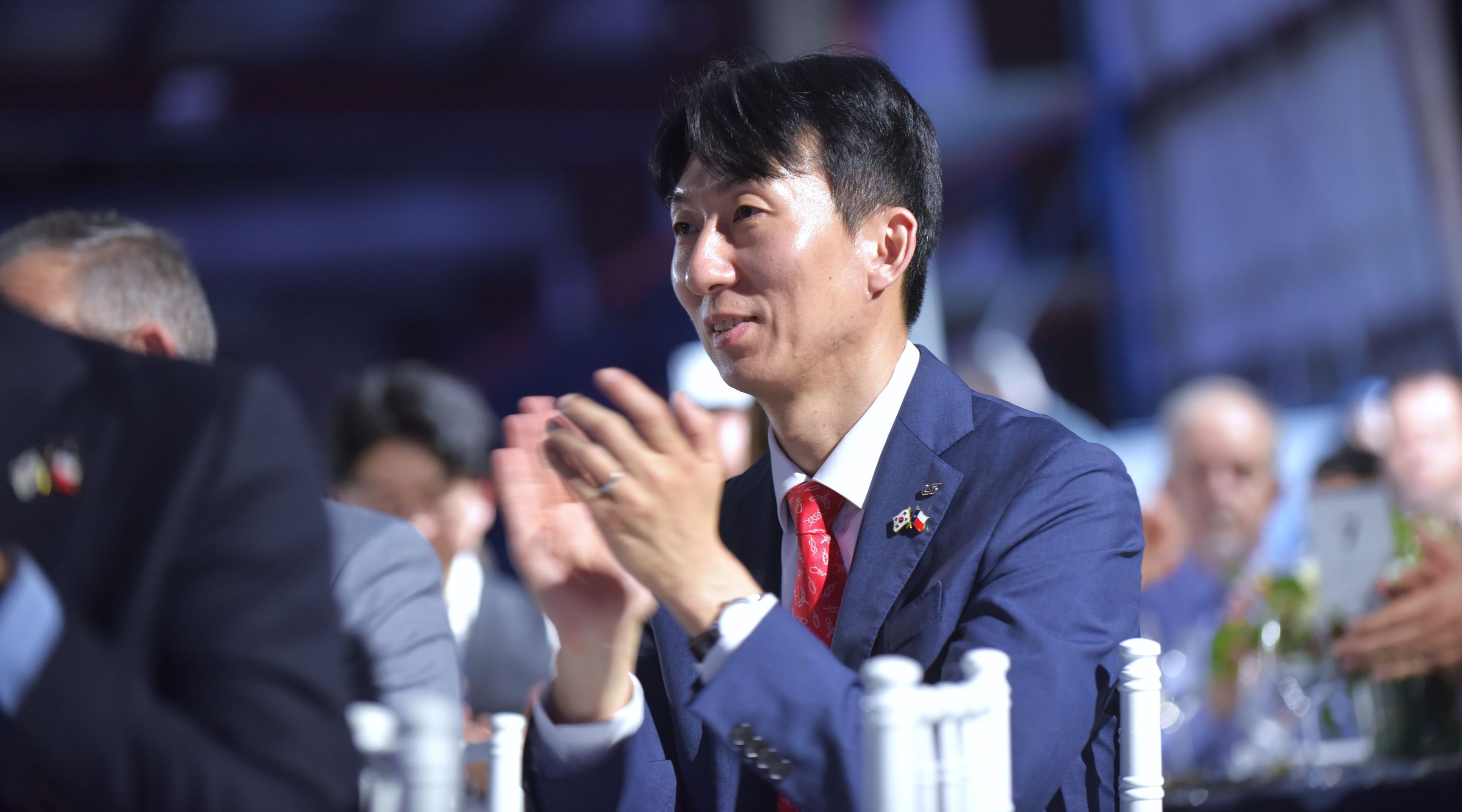 LS Electric (Bastrop Campus) held their grand opening and ribbon cutting at the Bastrop Business and Industrial Park on Monday, April 14, 2025, with LS Electric Chairman Ja-Kyum Koo leading the event. Guests enjoyed a facility tour, speeches, delicious food catered by Crave of Austin, live music and Korean traditional dancing.&nbsp;Photos by Terry Hagerty Photography