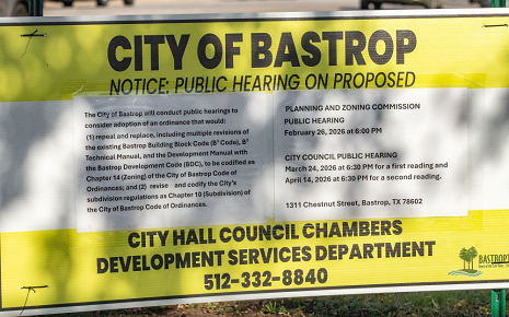 Thumbnail for Bastrop officials move forward with overhauled development code