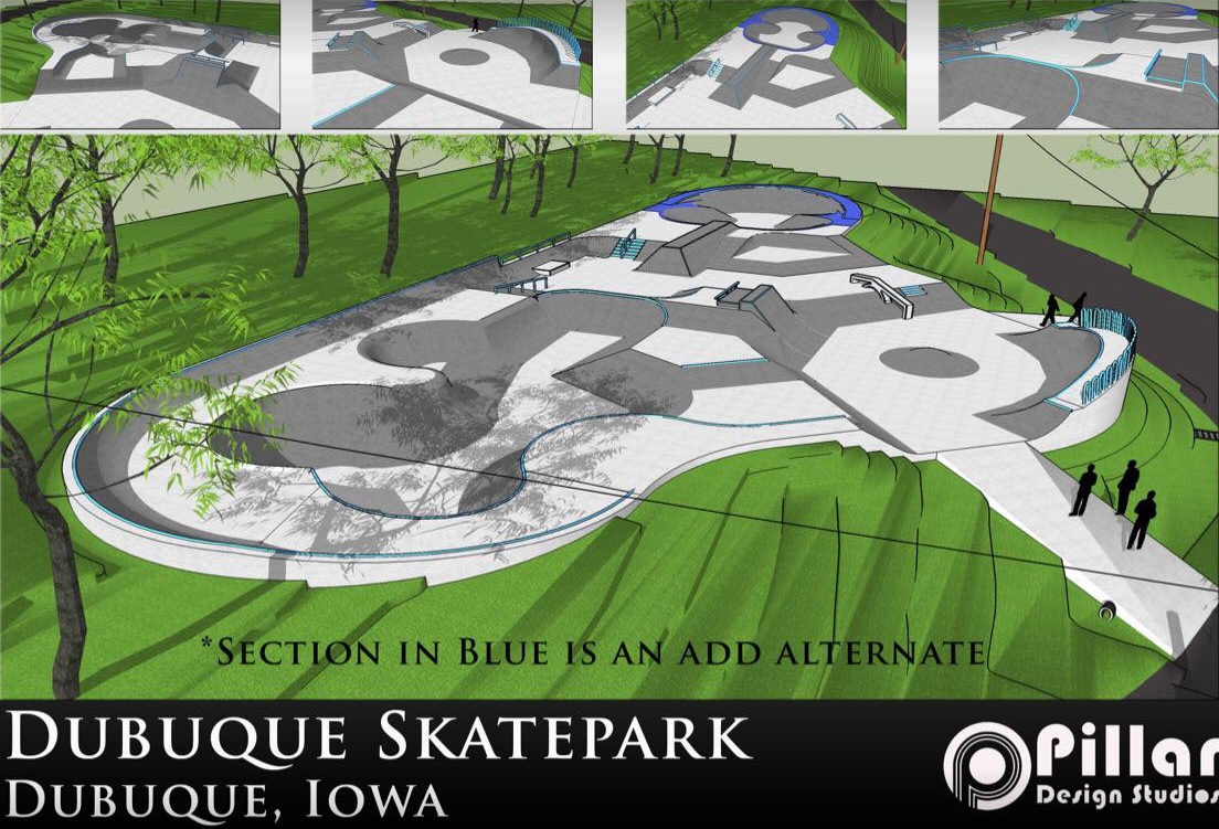 Kids in Dubuque Skate awarded $65,000 Wellmark Foundation MATCH grant for local skate park project Photo