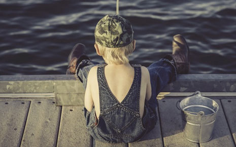 Fishing at Grapevine Lake Photo