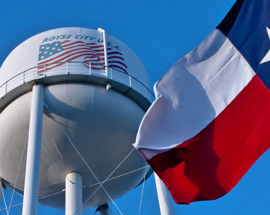Royse City, TX water tower