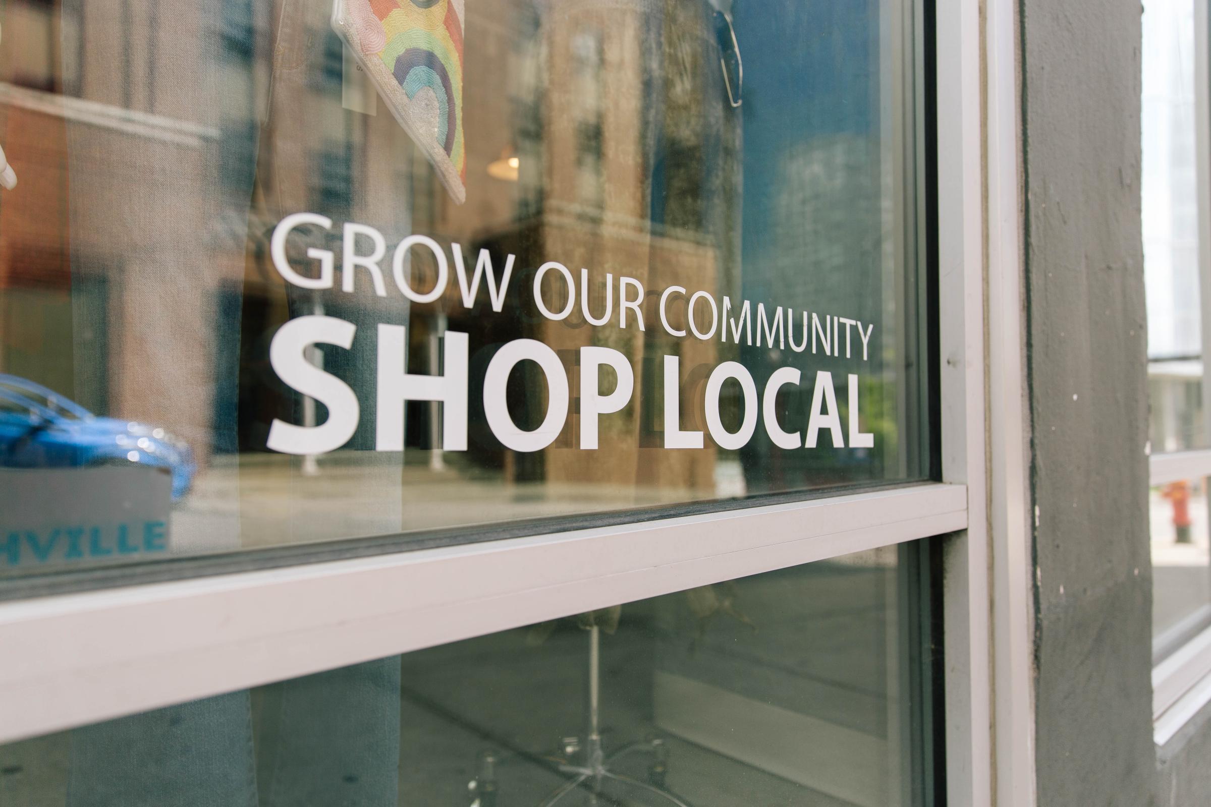 Click the Supporting the small business: Shop Local this holiday season Slide Photo to Open