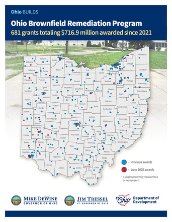 Brownfield & Demolition Grant Program Map