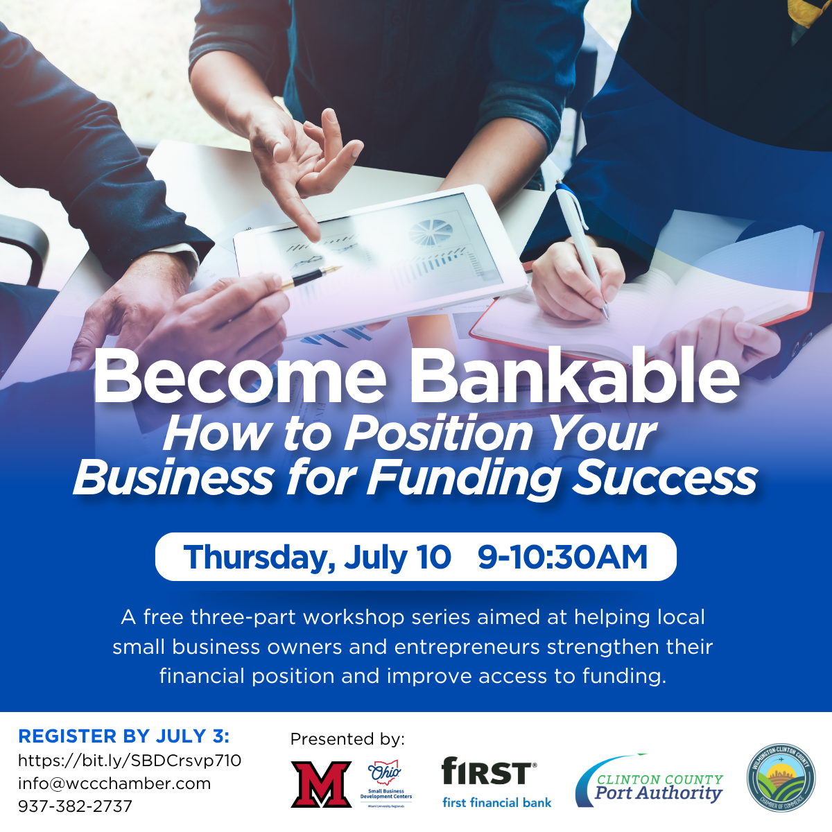 Thumbnail for New Workshop Series Helps Small Businesses Become Bankable and Funding-Ready