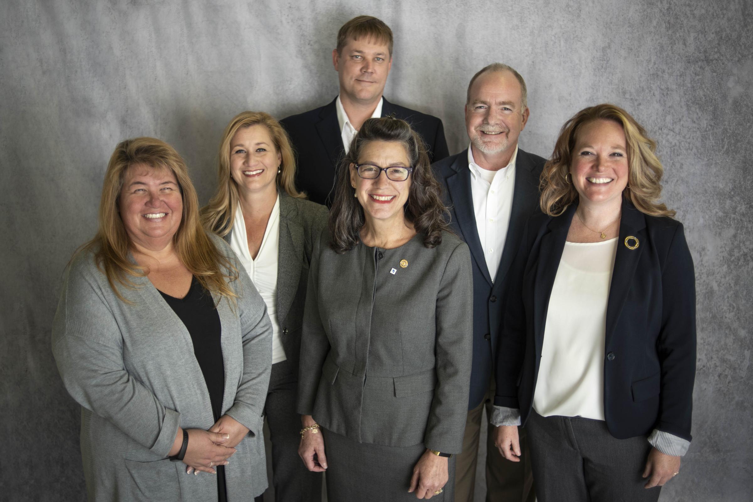 The Port Authority staff, from left to right: Kelly Greene, Jennifer Klus, Brian Phillips, Beth Huber, Dan Evers, and Ruth Brindle.
