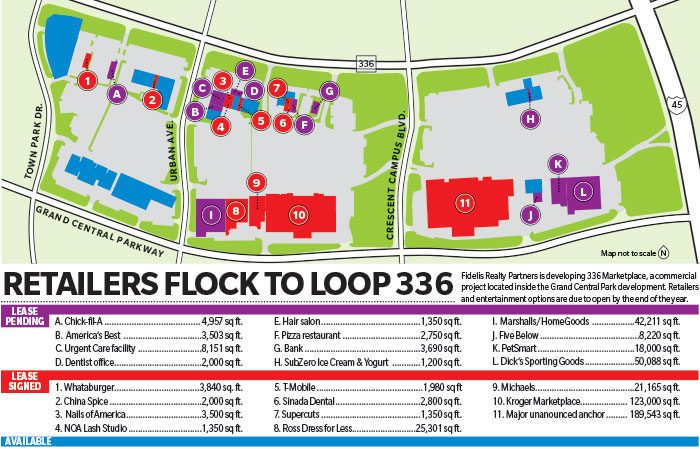 336 Marketplace Build-Out Continues in Conroe Photo