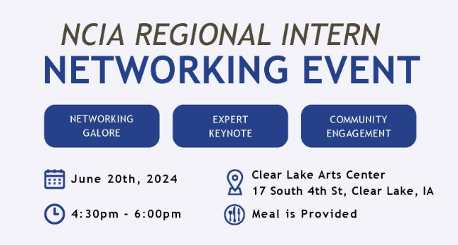 Event Promo Photo For NCIA Regional Intern Networking Event