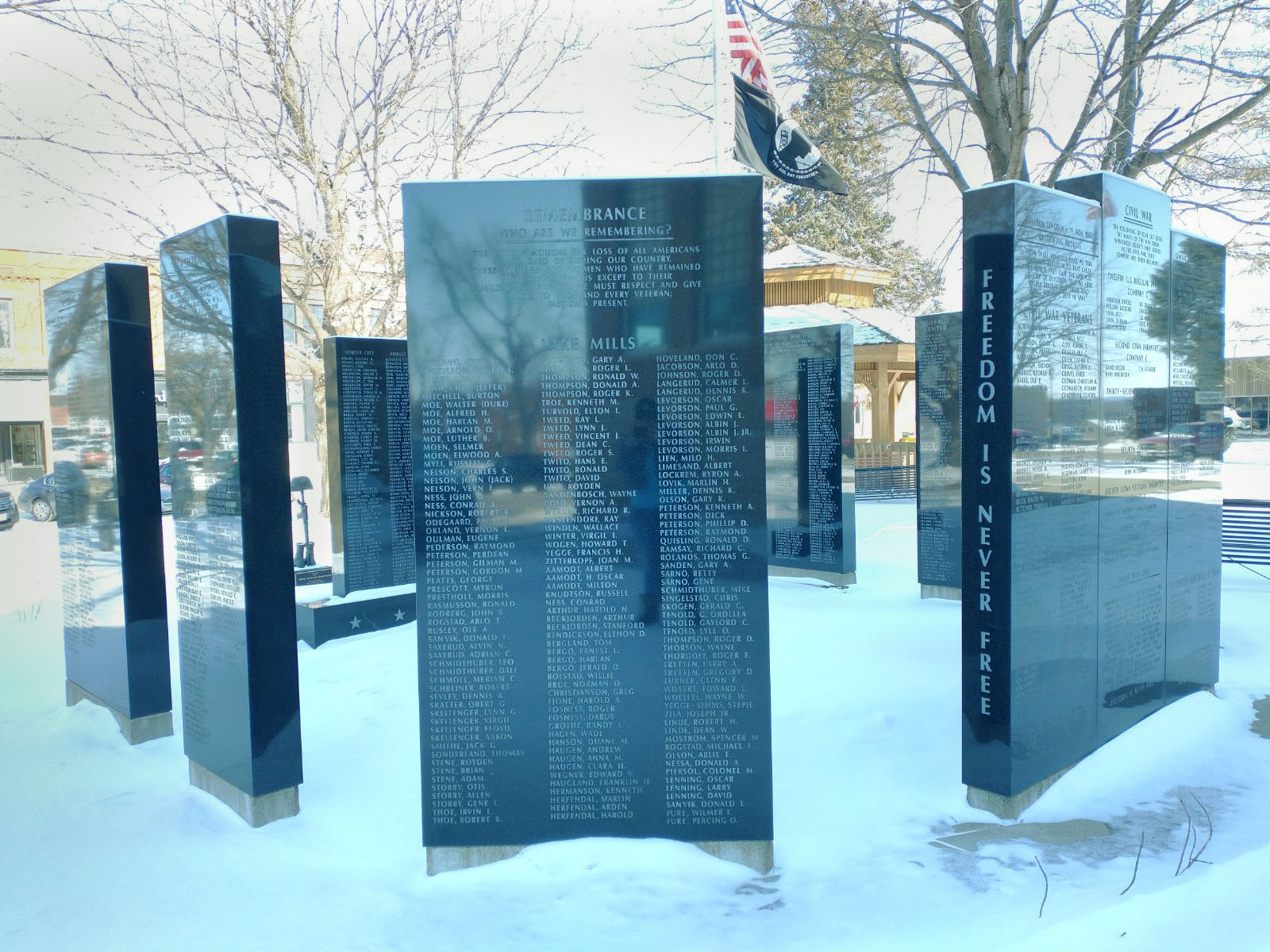 Winnebago County Veterans' Monument Photo