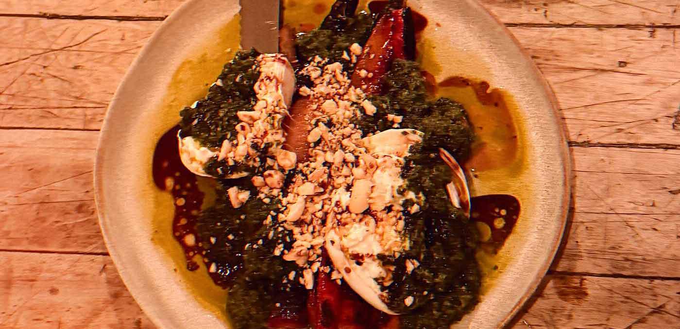 plate of gourmet food