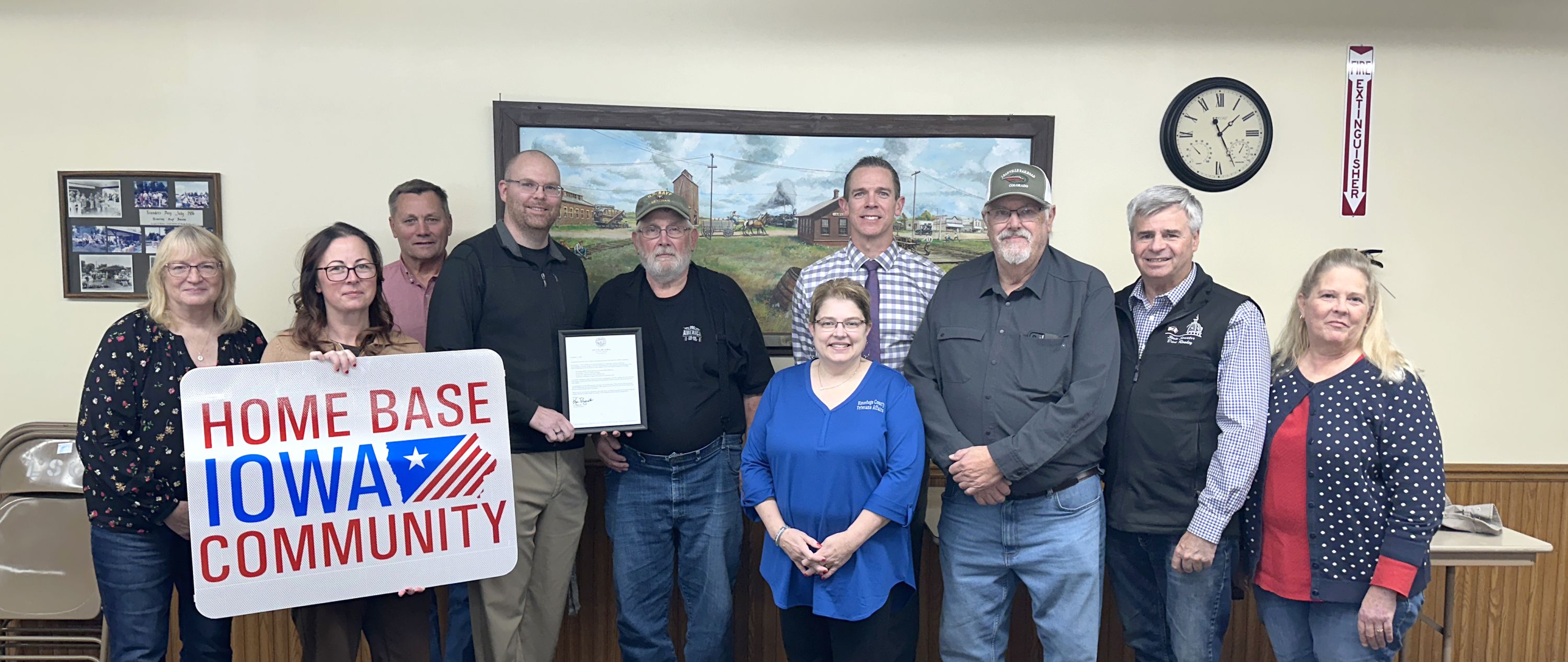 Thumbnail for The City of Leland Shows Support for Iowa Veterans by Becoming an HBI Community
