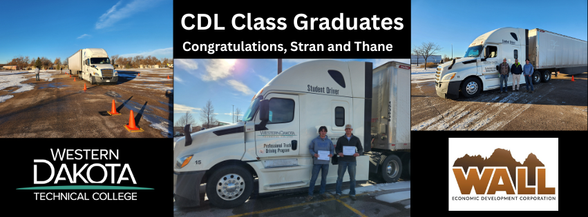 Wall Brings CDL Training Home Through Partnership with Western Dakota Tech Photo