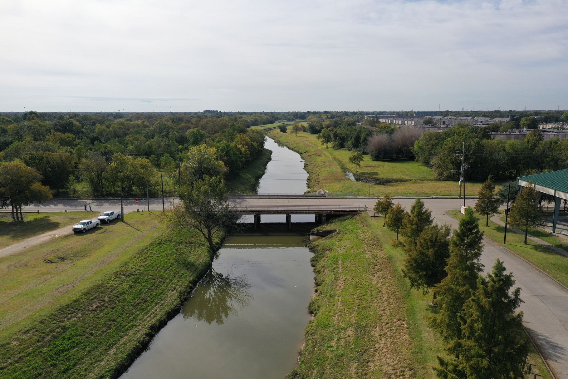 Click the First Phase of Design Begins on Vince Bayou Greenway Project Slide Photo to Open